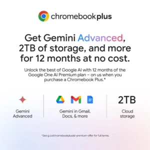 HP 15a-nb0009TU 15.6" Full HD Chromebook Laptop with Gemini (128GB)[Intel i3] - Image 7