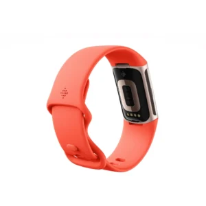 Fitbit Charge 6 Fitness Tracker (Coral/Champagne Gold Aluminium) - Image 3