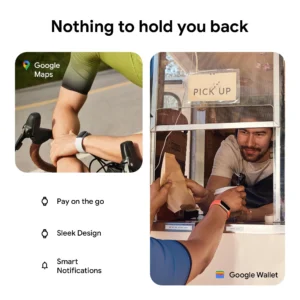 Fitbit Charge 6 Fitness Tracker (Coral/Champagne Gold Aluminium) - Image 8