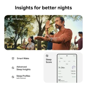 Fitbit Charge 6 Fitness Tracker (Coral/Champagne Gold Aluminium) - Image 9