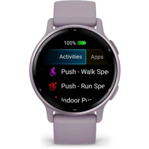 Garmin VivoActive 5 Smart Watch (Orchid/Orchid Metallic) - Image 4