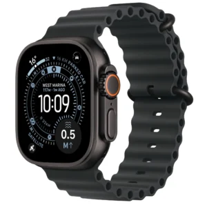 Apple Watch Ultra 3 49mm Black Titanium Case GPS + Cellular Ocean Band (Black) - Image 1