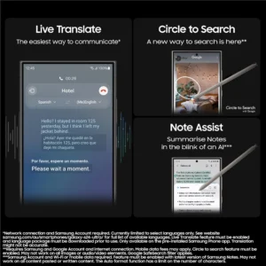 Samsung Galaxy S24 Ultra 5G 256GB (Titanium Black) - Image 3