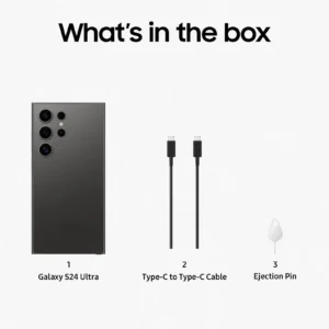 Samsung Galaxy S24 Ultra 5G 256GB (Titanium Black) - Image 6