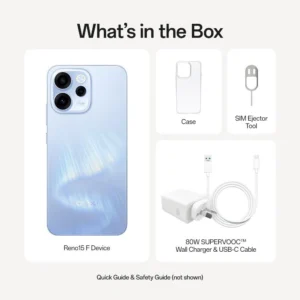 OPPO Reno15 F 5G 256GB (Aurora Blue) - Image 4