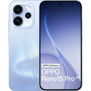 OPPO Reno15 Pro 5G 512GB (Aurora Blue) - Image 1