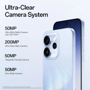 OPPO Reno15 Pro 5G 512GB (Aurora Blue) - Image 3